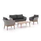 Intenso Borgetto/ROUGH-K Sessel-Sofa Lounge-Set 4-teilig