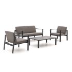 Il Tempo Turate Sessel-Sofa Lounge-Set 4-teilig