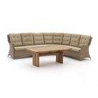 Intenso Milano/ROUGH-L Gartentisch Lounge-Set 5-teilig