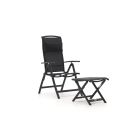 Forza Capri Gartenstuhl Hochlehner mit Bova Gartenhocker