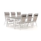 Bellagio Avenza/Fidenza 220 cm Gartenmöbel-Set 7-teilig verstellbar