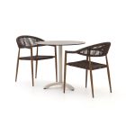 Manifesto Belpasso/Lisio ø 80 cm Gartenmöbel-Set 3-teilig stapelbar