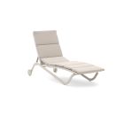 Bellagio Valpiana Gartenliege mit Rad stapelbar/verstellbar