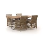 Manifesto Ortello/Induno dänisch oval 180 cm Gartenmöbel-Set 5-teilig