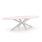 Bellagio Induno Ellips Gartentisch 280x130 cm