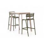 Forza Vico/Savio 90 cm Gartenbar-Set 3-teilig