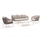 Bellagio Cupello Sessel-Sofa-Lounge-Set 4-teilig