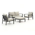 Manifesto Alzano Sessel-Sofa Lounge-Set 4-teilig
