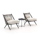 Intenso Brittoli/Pito ø 44 cm lounge Balkon-Set 3-delig