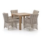 Manifesto Ortello/ROUGH-S 90 cm Gartenmöbel-Set 5-teilig