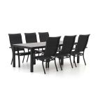 Bellagio Lugo/Fidenza 220 cm Gartenmöbel-Set 7-teilig stapelbar