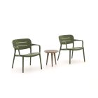 Forza Pazzia/ROUGH-K Balkonmöbel-Set 3-teilig