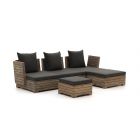 ROUGH-B Chaiselongue Lounge-Set 5-teilig