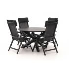 Bellagio Lugo/Lodola ø 130 cm Gartenmöbel-Set 5-teilig verstellbar