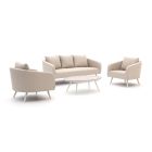 Il Tempo Giulia Sessel-Sofa Lounge-Set 4-teilig