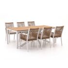Manifesto Rivola/Furato 220 cm Gartenmöbel-Set 7-teilig
