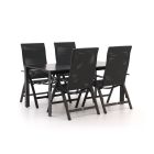 Bellagio Avio/Sestino 160 cm Gartenmöbel-Set 5-Teilig verstelbaar