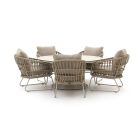 Intenso Trofarello/La Fonte ø 150 cm Low Dining Gartenmöbel-Set 6-teilig