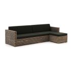ROUGH-C Chaiselongue Lounge-Set 3-teilig