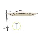 Glatz Sombrano S+ Easy Ampelschirm 300x300 cm