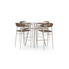 Manifesto Belpasso/Tritoni ø 110 cm Gartenbar-Set 5-teilig stapelbar