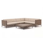 ROUGH-D Ecklounge-Set 5-teilig 6-Sitzer