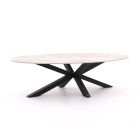 Bellagio Induno Ellips Gartentisch 280x130 cm