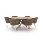 Manifesto Veruno/ROUGH-Y ø 150 cm Gartenmöbel-Set 7-Teilig