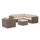 ROUGH-C Ecklounge-Set 5-teilig 6-Sitzer
