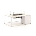 Cosidesign Line Lounge Feuertisch 120x80x47 cm