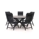 Bellagio Avenza/Fidenza ø149cm dining tuinset 6-delig verstelbaar