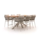 Bellagio Mineo/Induno Dänisch oval 220cm Gartenbar 7-Teilig