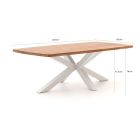 Bellagio Vezzano/Induno Dänisch oval 220 cm Gartenmöbel-Set 7-teilig