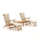 Sunyard Country/Wales 60 cm Deckchair-Set 3-teilig