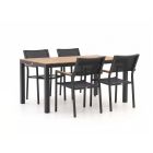 Bellagio Roma/Fidenza 160 cm Gartenmöbel-Set 5-teilig stapelbar