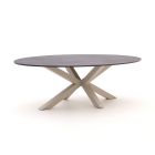 Bellagio Induno Ellips Gartentisch 280x130 cm