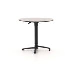 Bellagio Canzo Gartentisch klappbar ø 80 cm (h: 73/109 cm) verstellbar