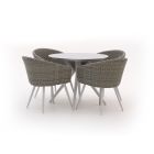 Manifesto Veruno/Sora ø 90 cm Gartenmöbel-Set 5-Teilig