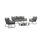 Intenso Isorella/Sarsina Sessel-Sofa Lounge-Set 5-teilig