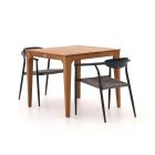 Manifesto Cavone/Bruca 90 cm Gartenmöbel-Set 3-teilig stapelbar