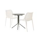 Forza Ripi/Aziano ø 60 cm Balkon-Set 3-teilig stapelbar