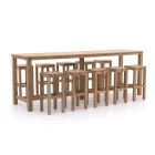 ROUGH-X 300 cm Gartenbar-Set 11-teilig