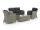 Intenso Leone/Milano Sessel-Sofa Lounge-Set 4-teilig