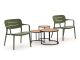 Forza Pazzia/Mosi Lounge Balkonmӧbel-Set 5-teilig
