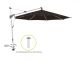 Glatz Sombrano S+ Ampelschirm ø 350 cm