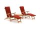 Sunyard Country/Wales 60 cm Deckchair-Set 3-teilig