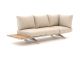 SUNS Stockholm Gartenbank 3-Sitzer Eckelement 255 cm
