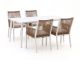 Manifesto Rivola/Sora 160 cm Gartenmöbel-Set 5-teilig