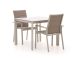 Bellagio Albinea/Sestino 90 cm Gartenmöbel-Set 3-Teilig Stapelbar