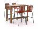 Manifesto Mussa/ROUGH-X 135 cm Gartenbar-Set 5-teilig stapelbar